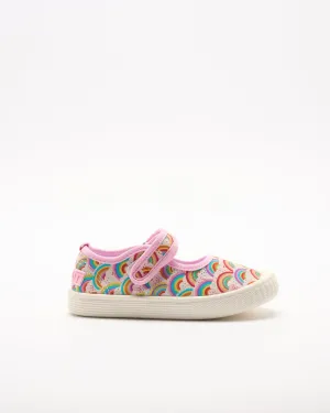 Mary Jane Canvas - Rainbows