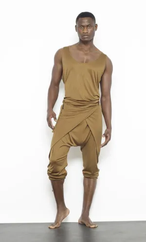 Men's Silk Jersey Wrap Pant