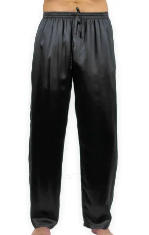 Men's Silk Pajama Bottoms Pants Real Mulberry Silk