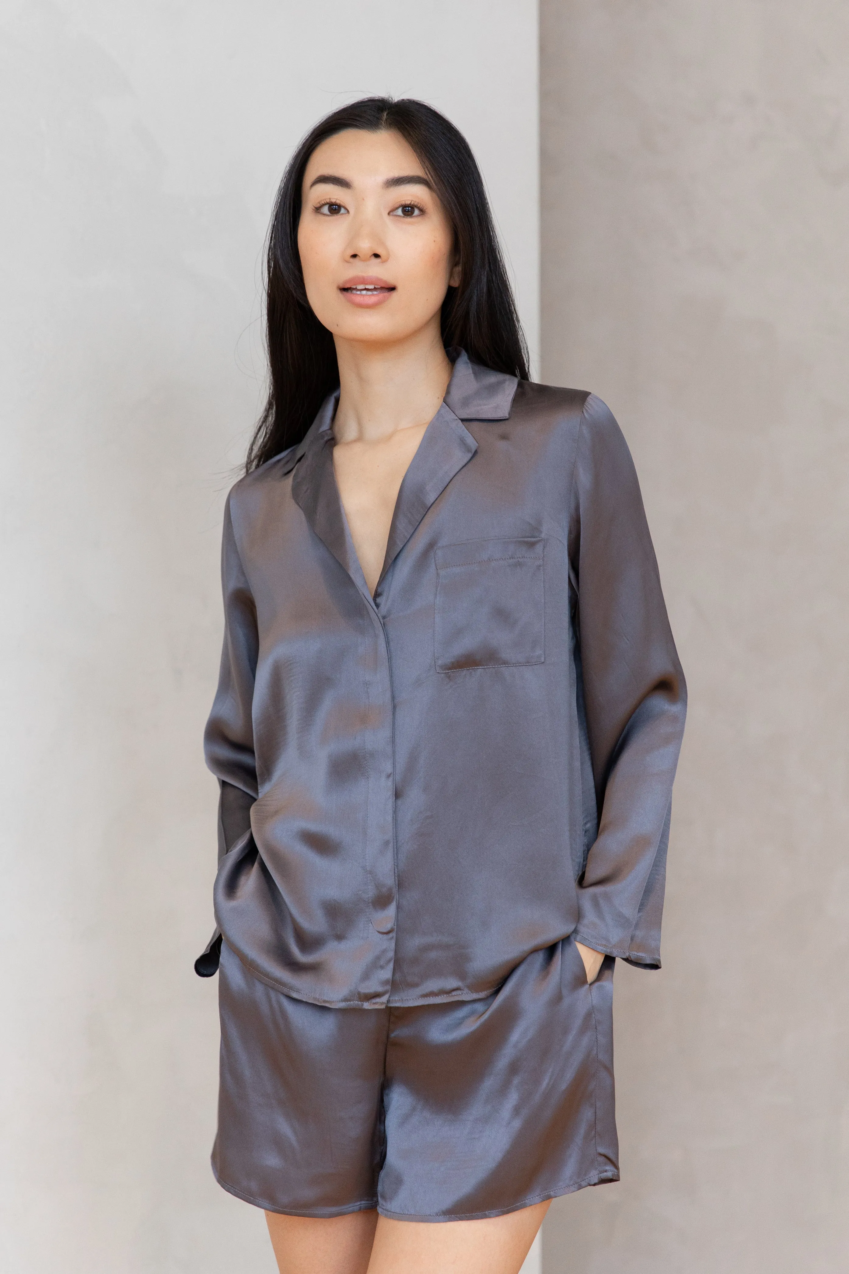 Mulberry Silk Long Sleeve Set