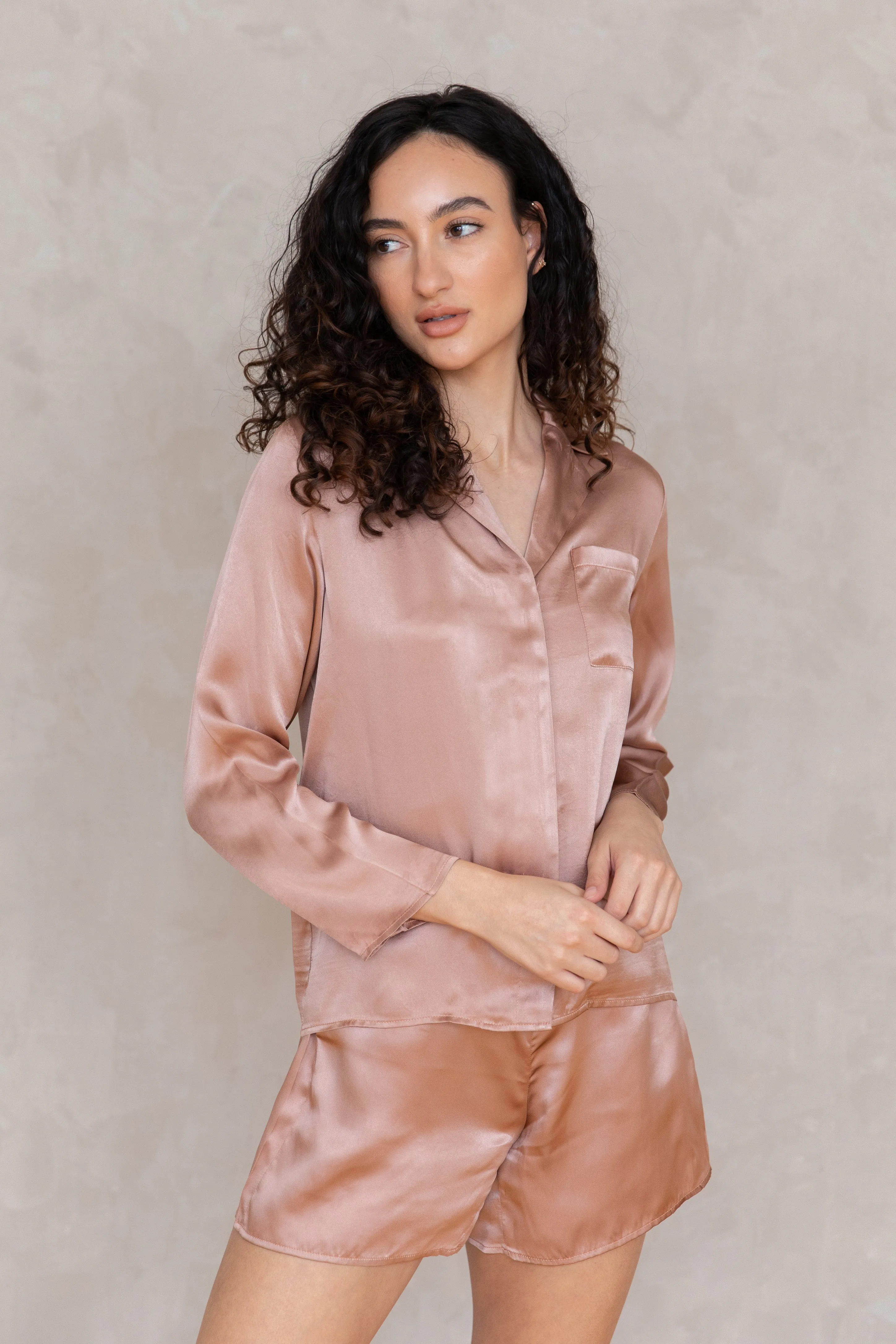 Mulberry Silk Long Sleeve Set