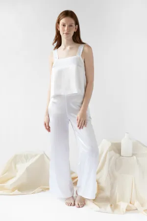 Mulberry Silk Wide Leg Pant Set
