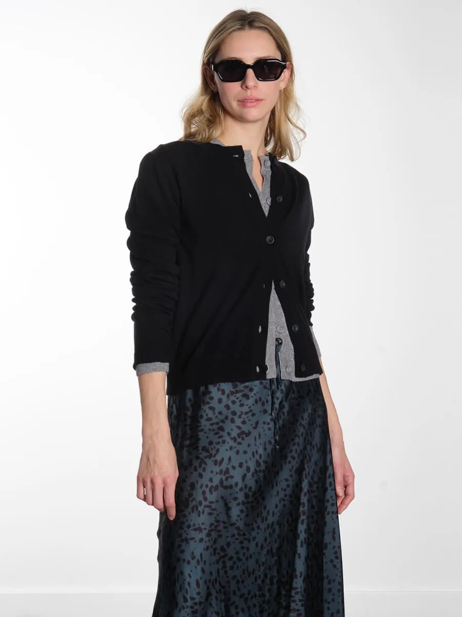 Nor Short Cardigan - Black