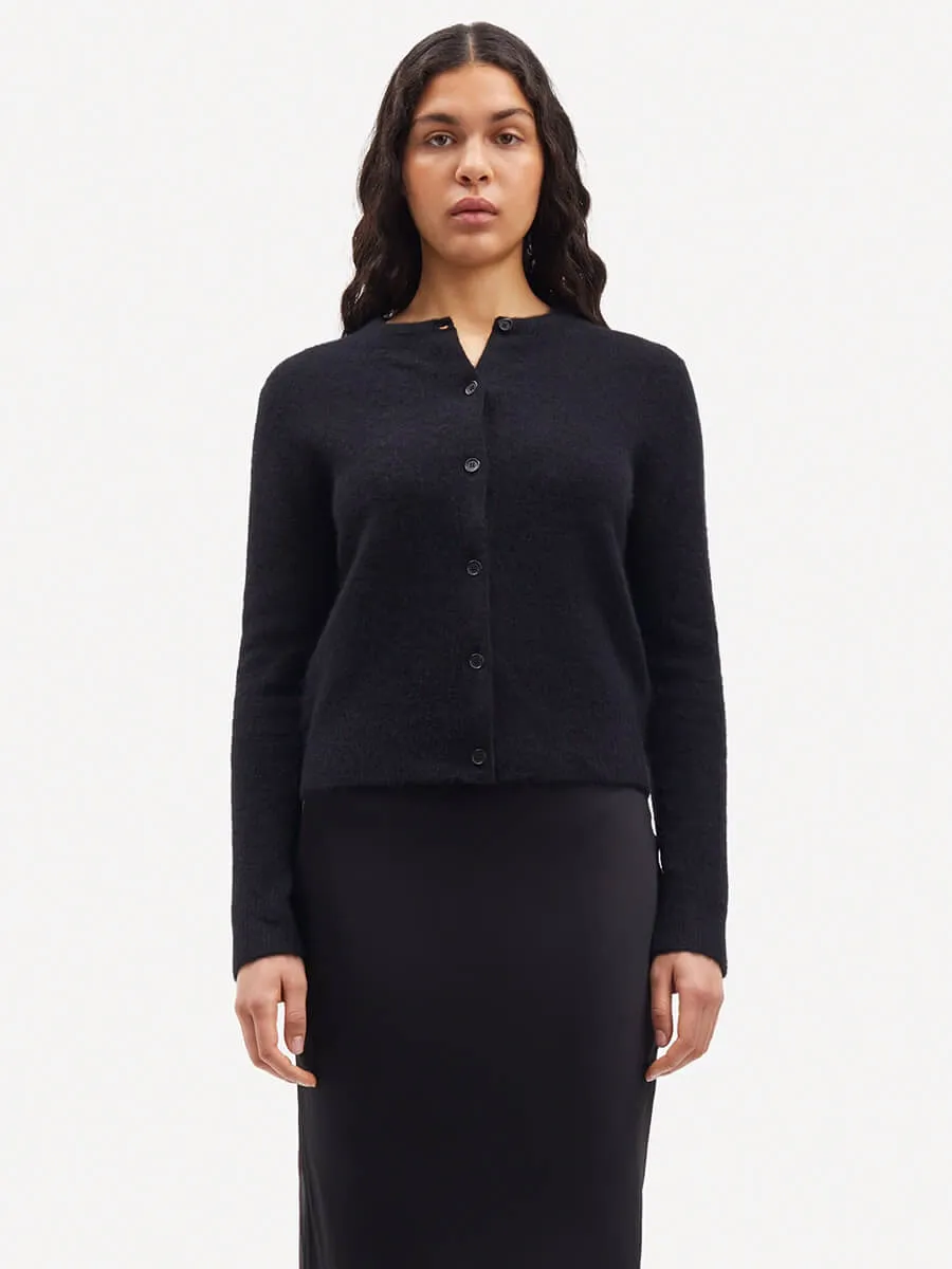 Nor Short Cardigan - Black