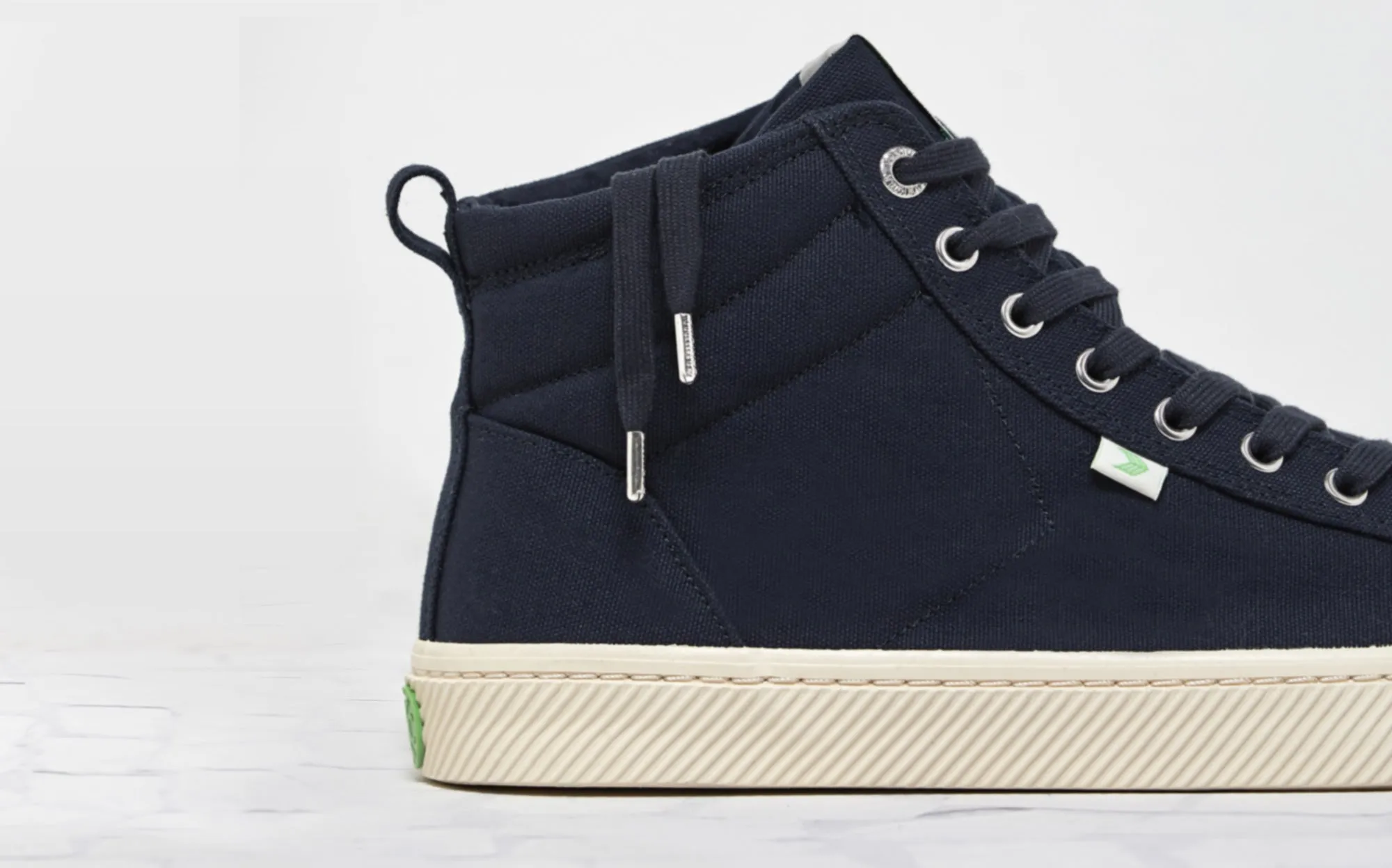OCA High Navy Canvas Sneaker Women