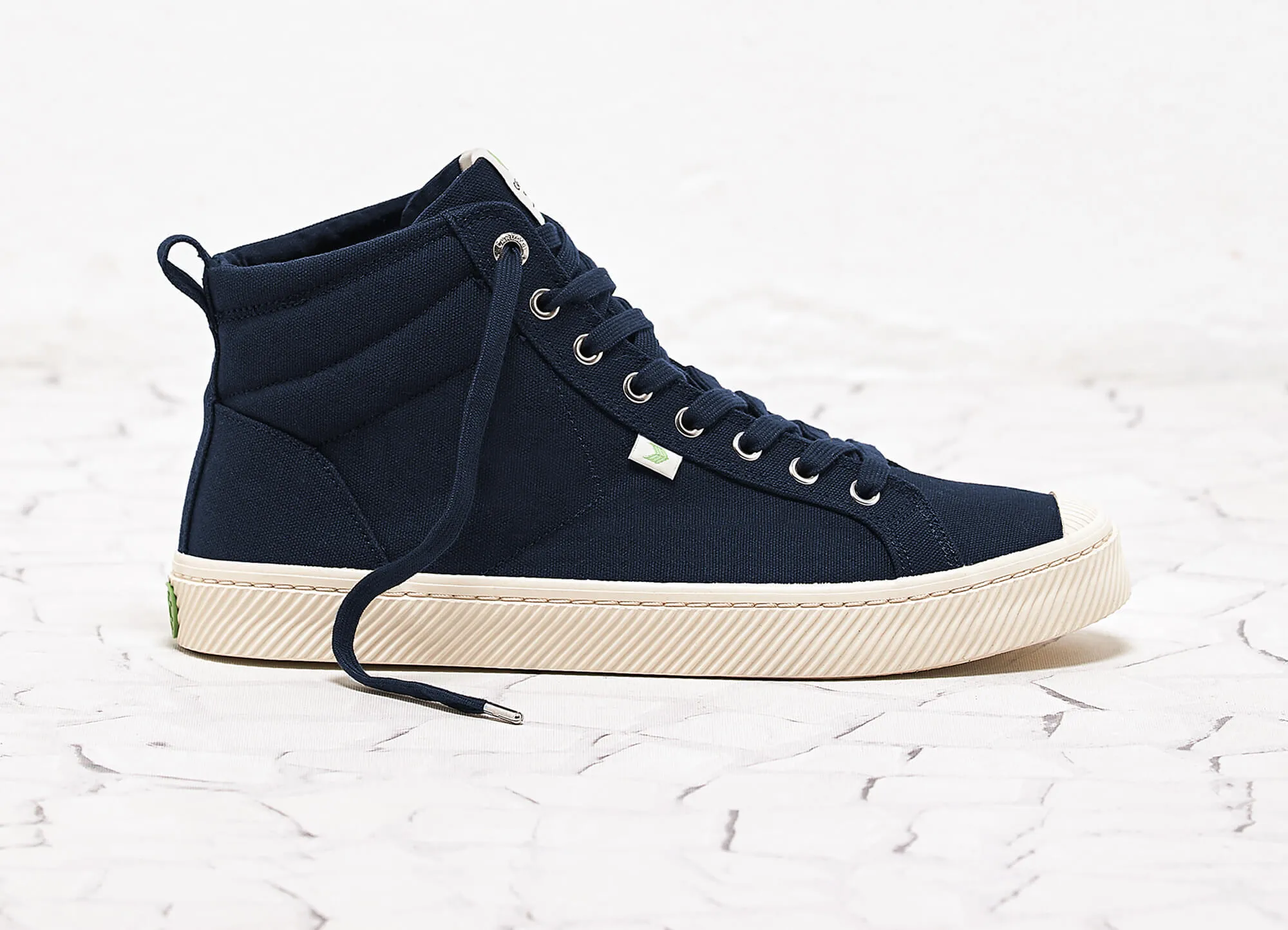 OCA High Navy Canvas Sneaker Women