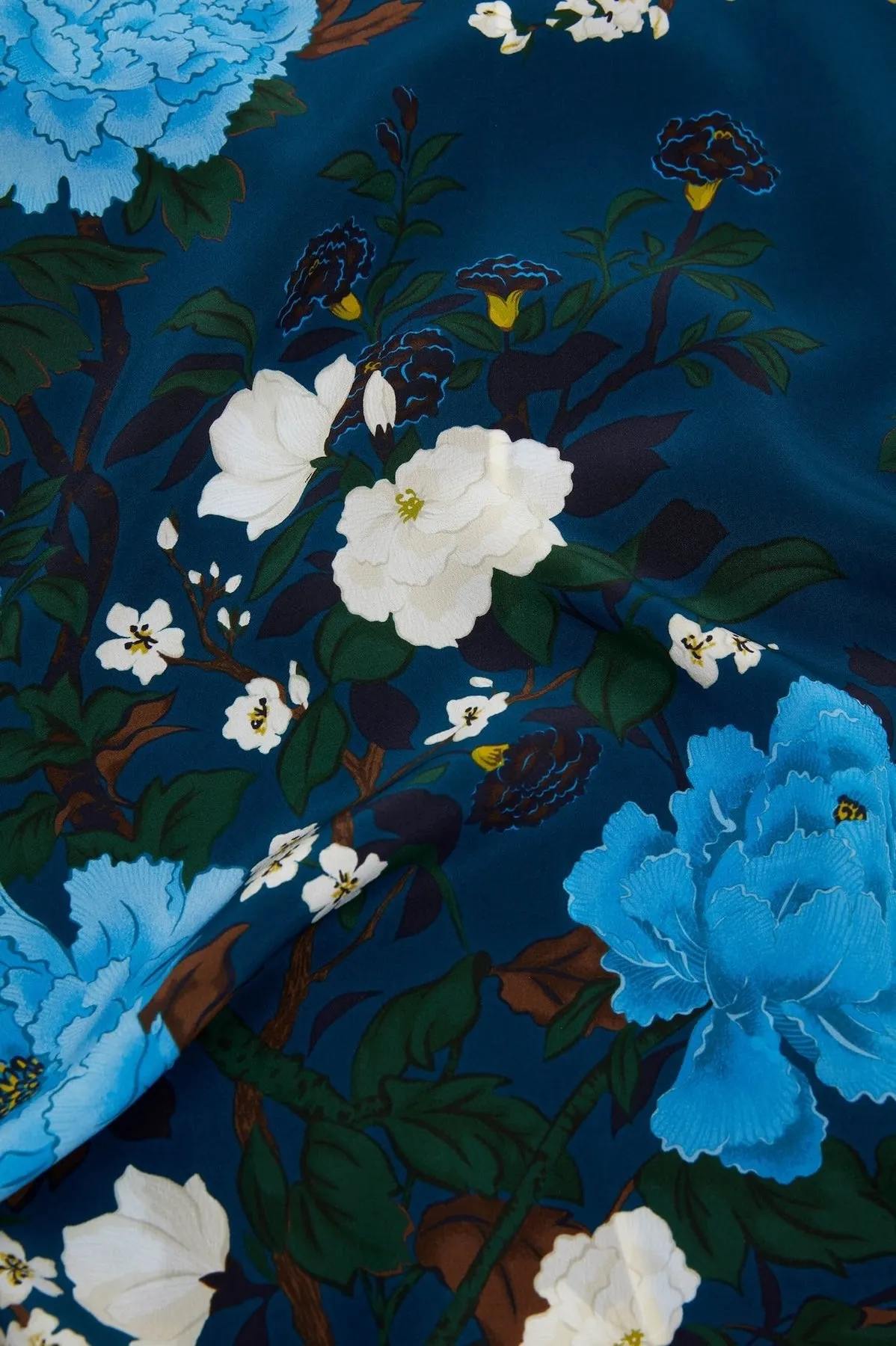 Olivia von Halle Bella Tibatant Blue Floral Camisole Pajama Set