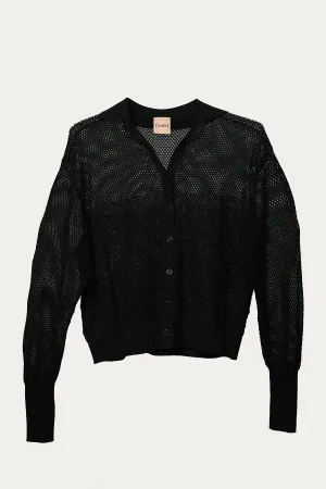 OPEN-KNIT TOP