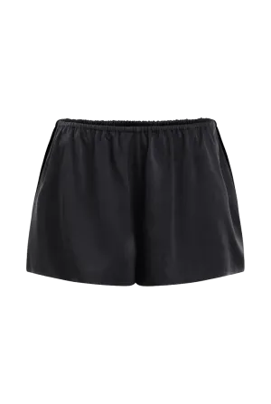 Organic Peace Silk Shorts | Black