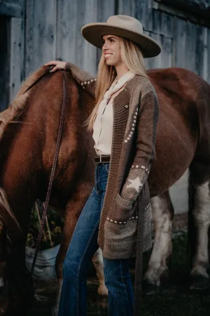 'Payden' Belted Cardigan by Stetson (M ONLY)