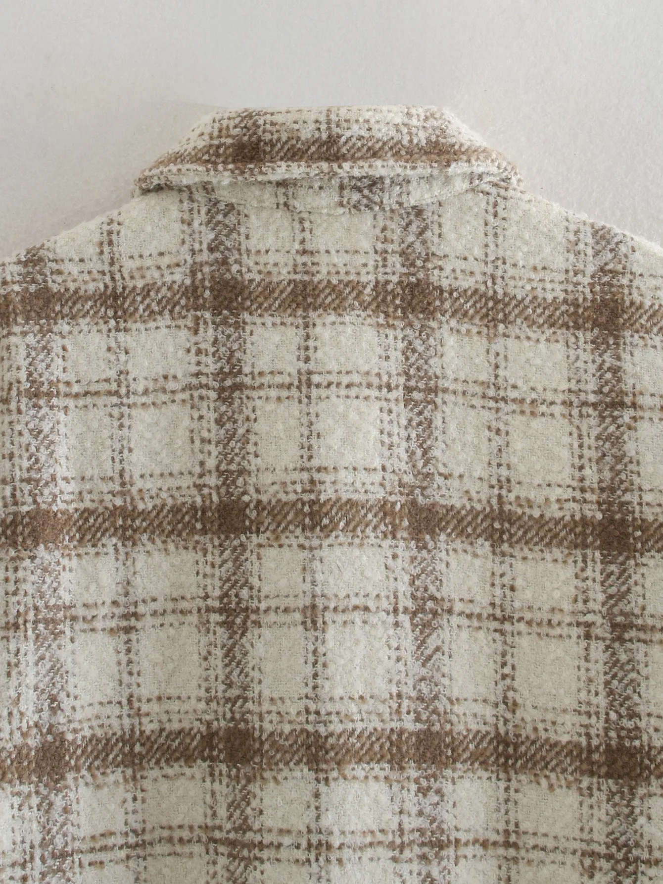 Pile Collar Pocket Single-breasted Outerwear