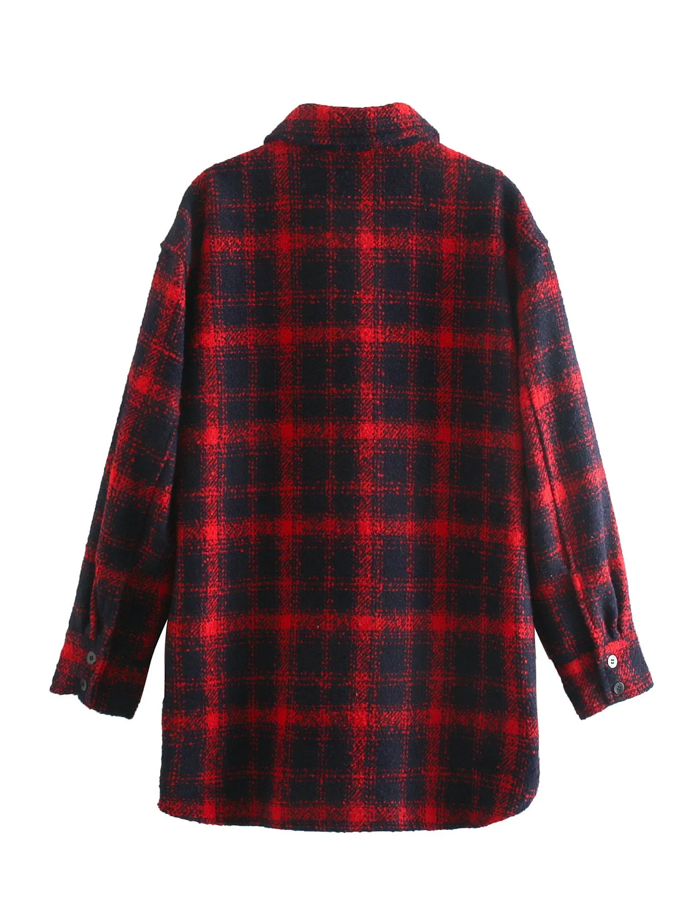 Pile Collar Pocket Single-breasted Outerwear