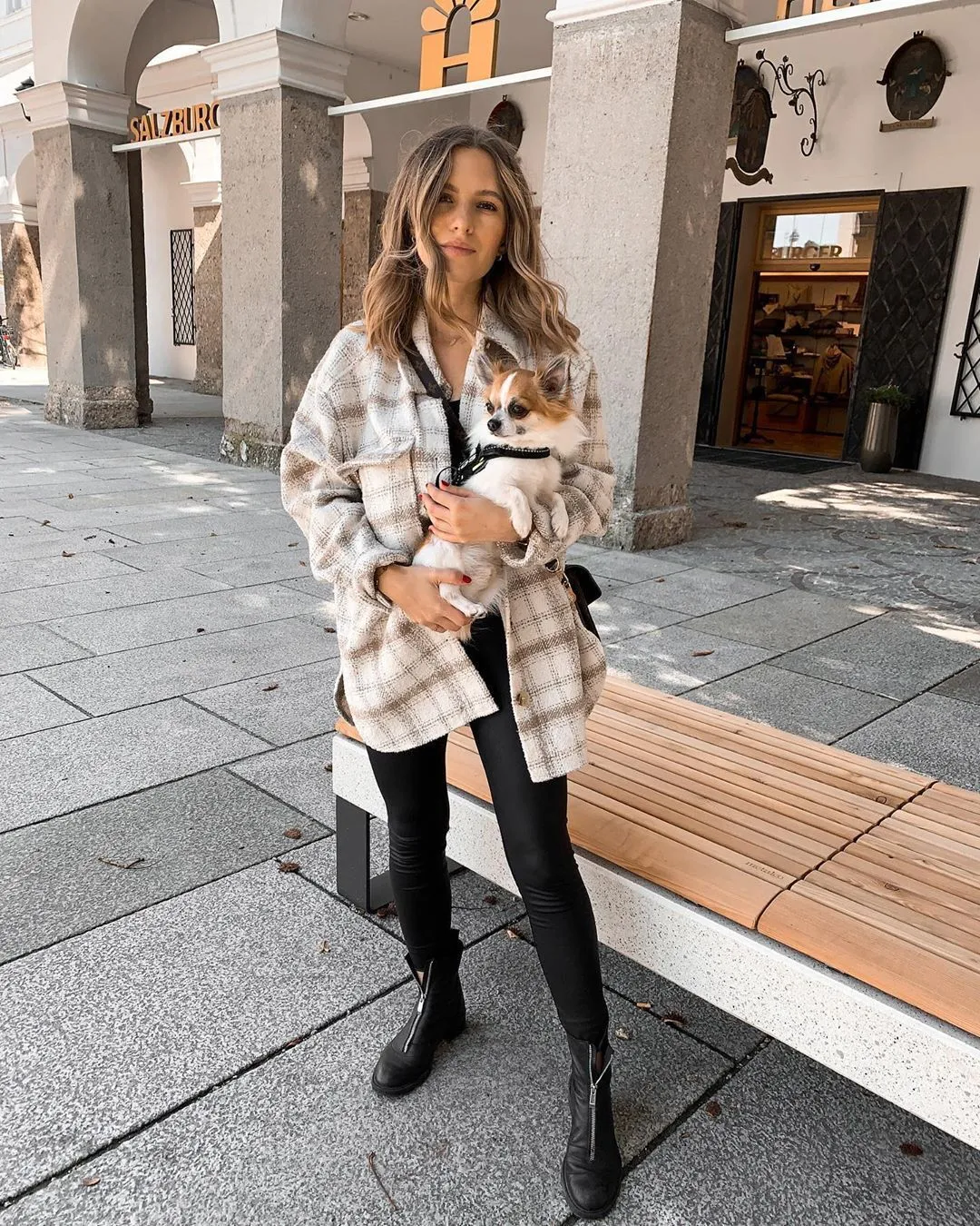 Pile Collar Pocket Single-breasted Outerwear