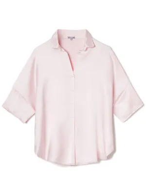 PJ Harlow Fran Satin Top w/ collar (More Colors)