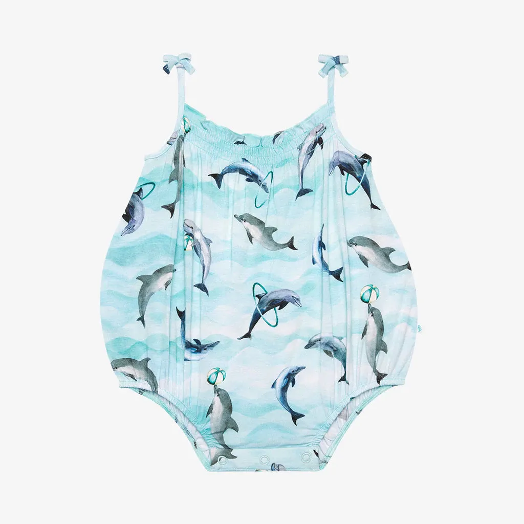 Posh Peanut Skipper Spaghetti Strap Bubble Romper