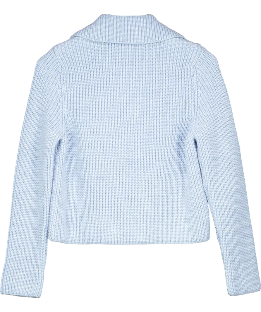 River Island Blue Knitted Cardigan UK XS