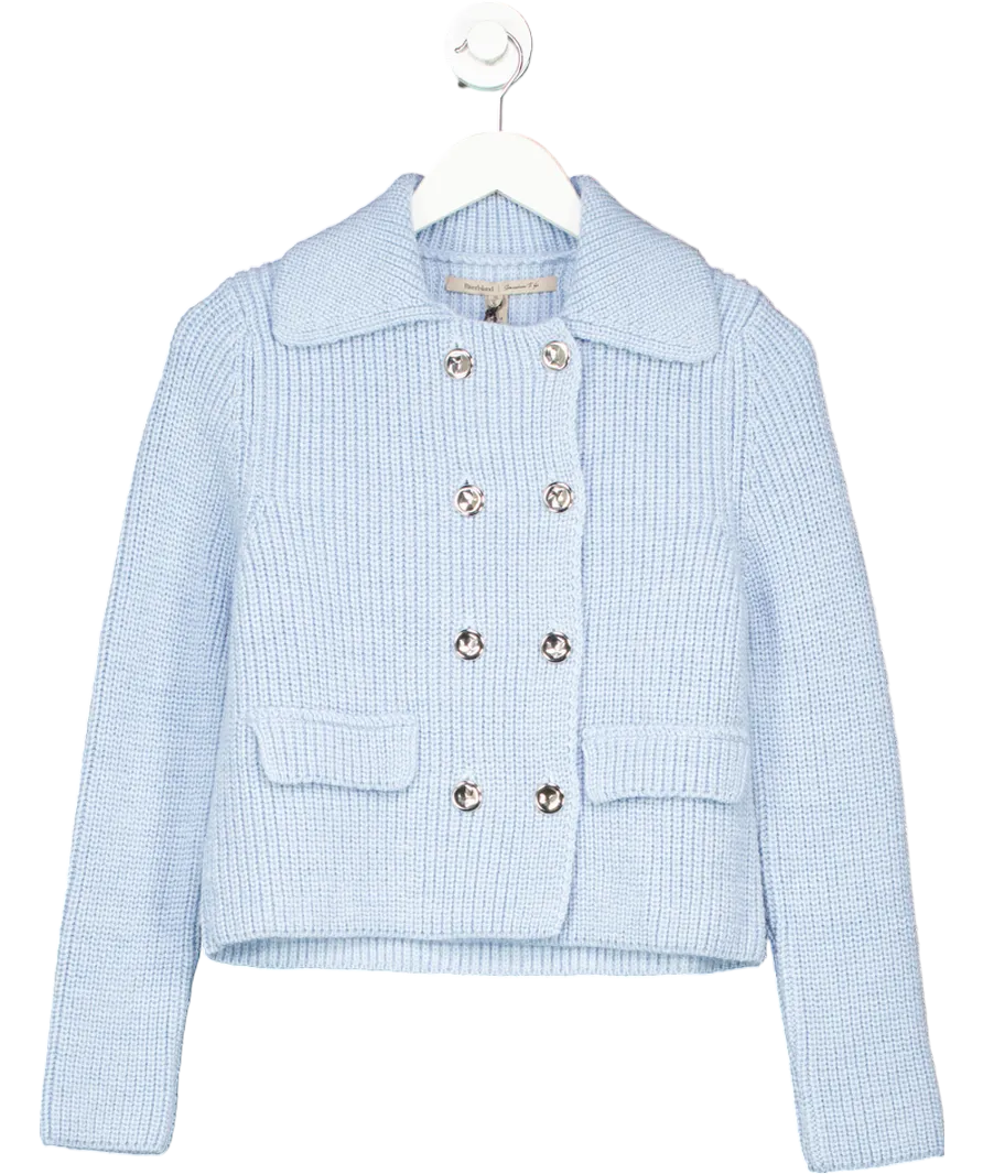 River Island Blue Knitted Cardigan UK XS