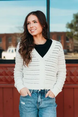 Romance Cardigan Sea Salt ZW251194