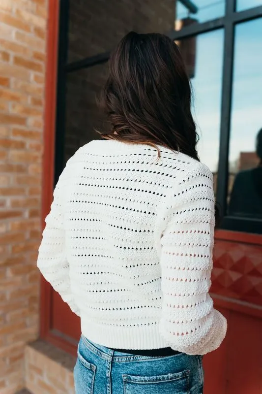 Romance Cardigan Sea Salt ZW251194
