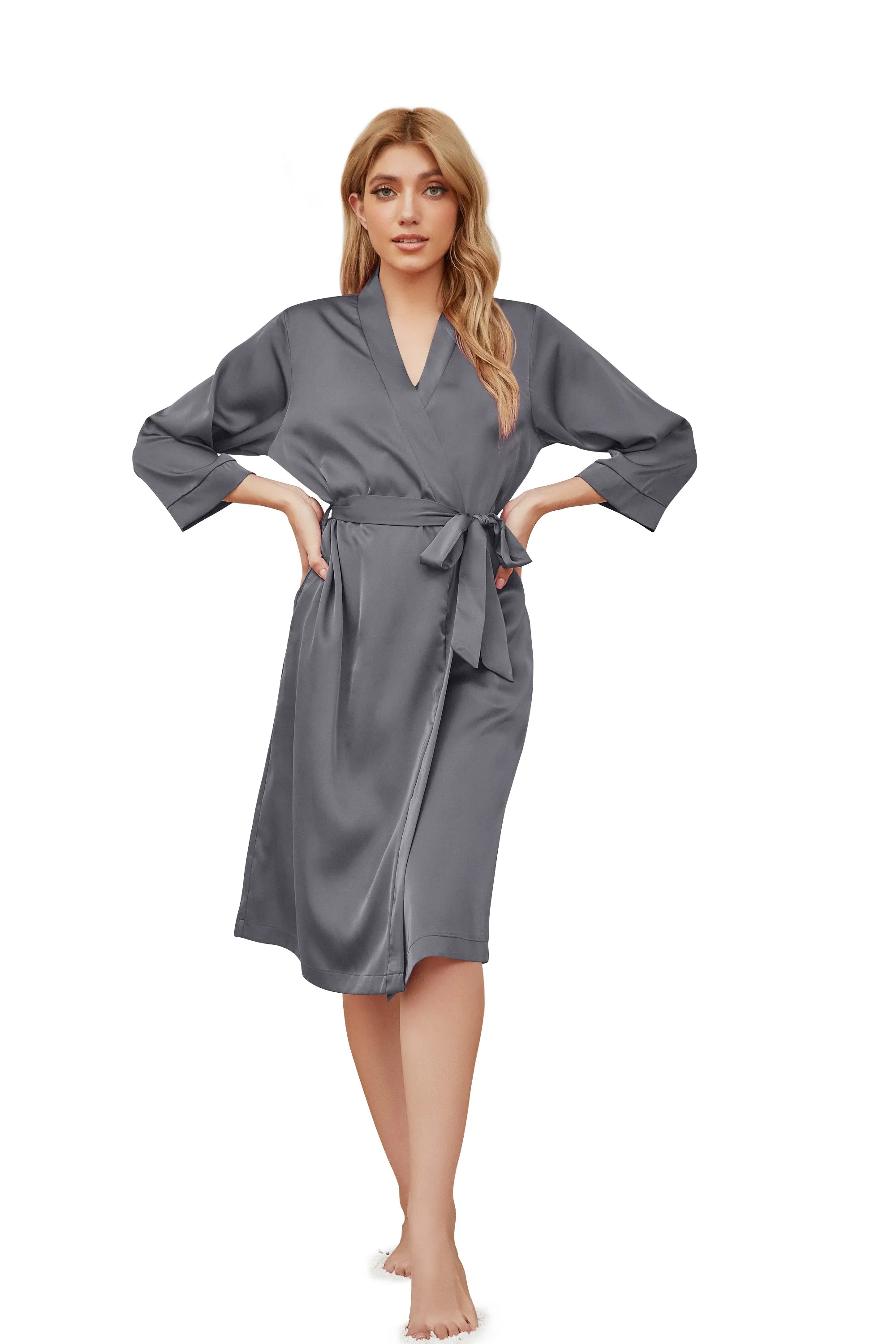 Satin Silk Robes Sleepwear