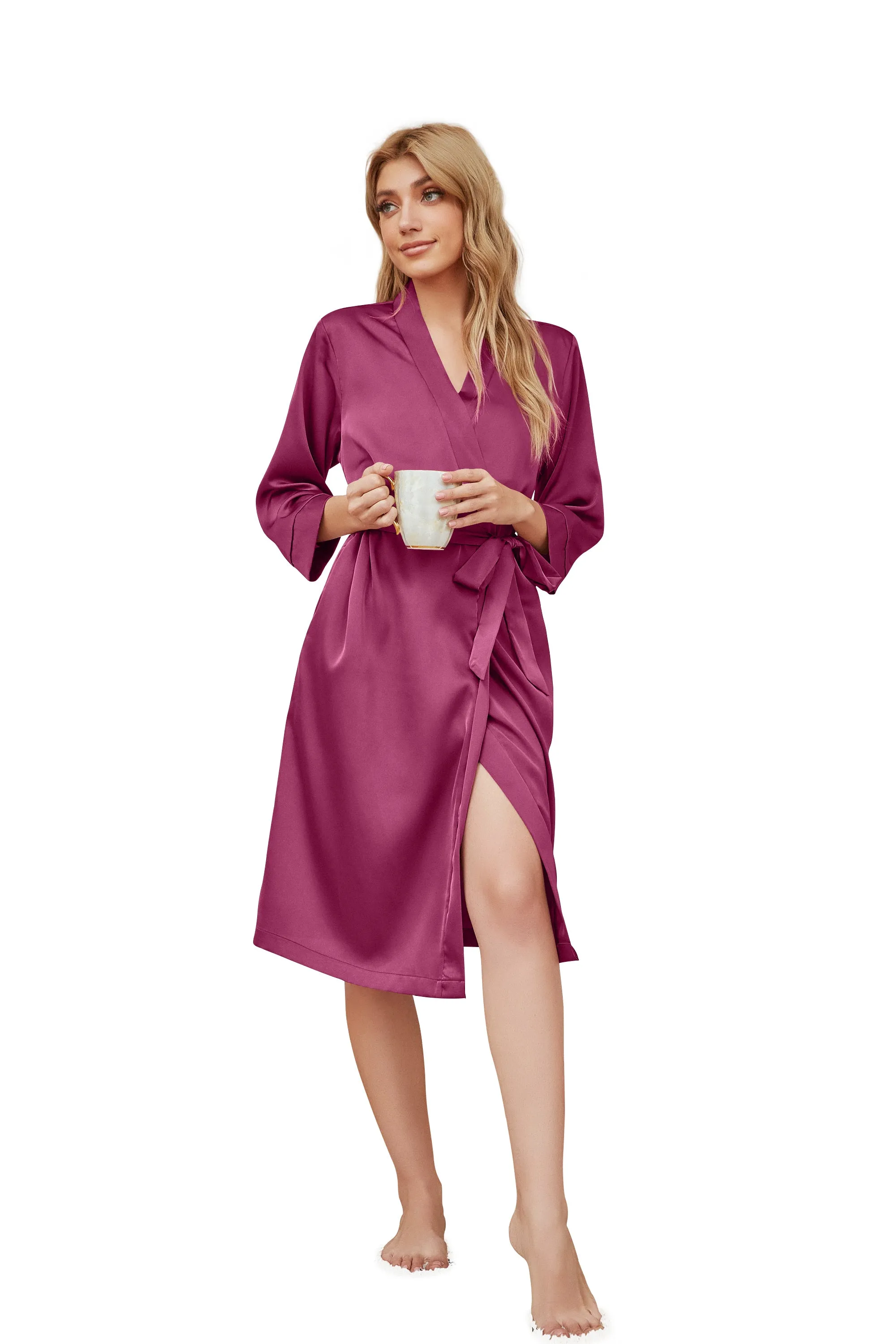 Satin Silk Robes Sleepwear