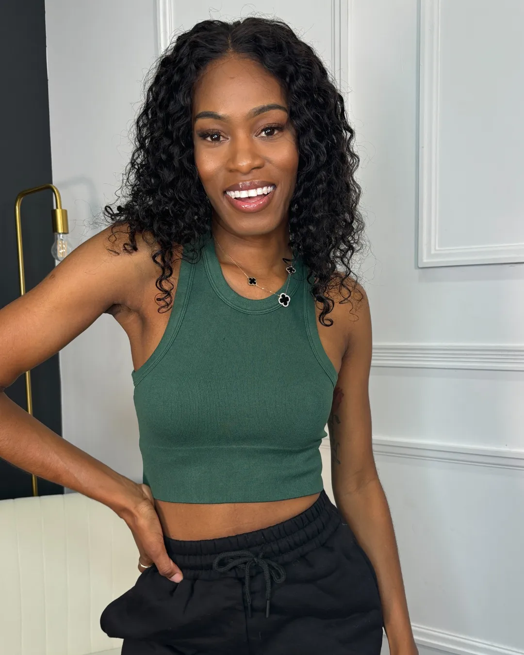 Seamless High Neck Tank