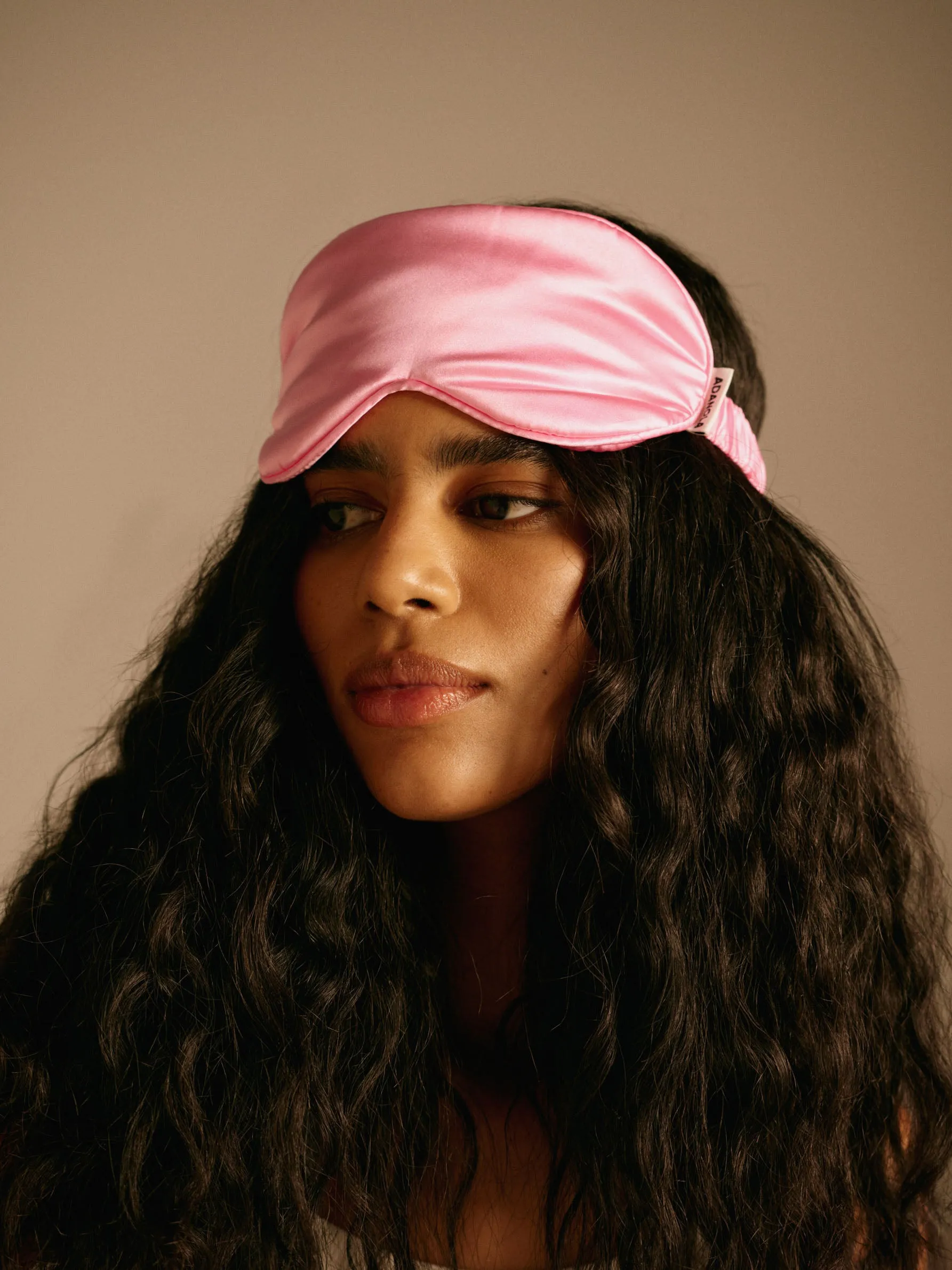 Silk Sleep Mask - Candy Pink