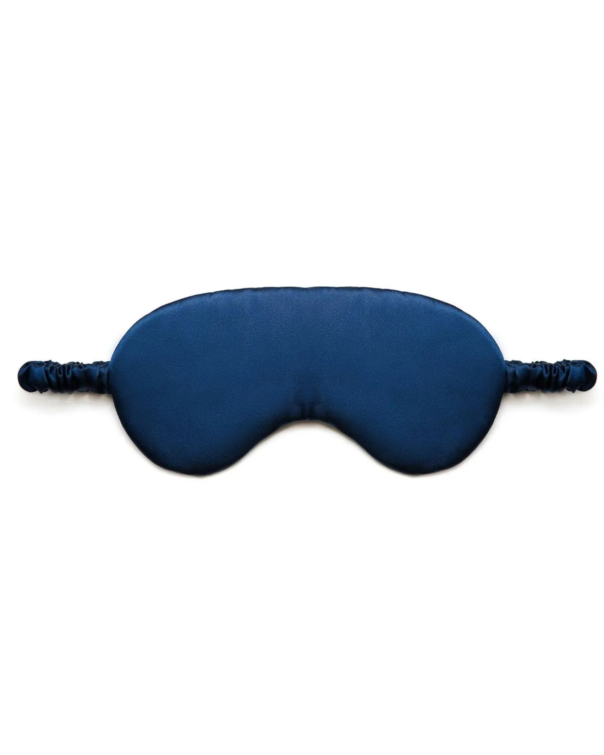 Silk Sleep Mask In Inky Blue