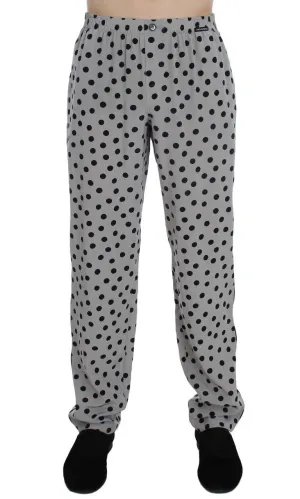Silver SILK Pajama Lounge Pants