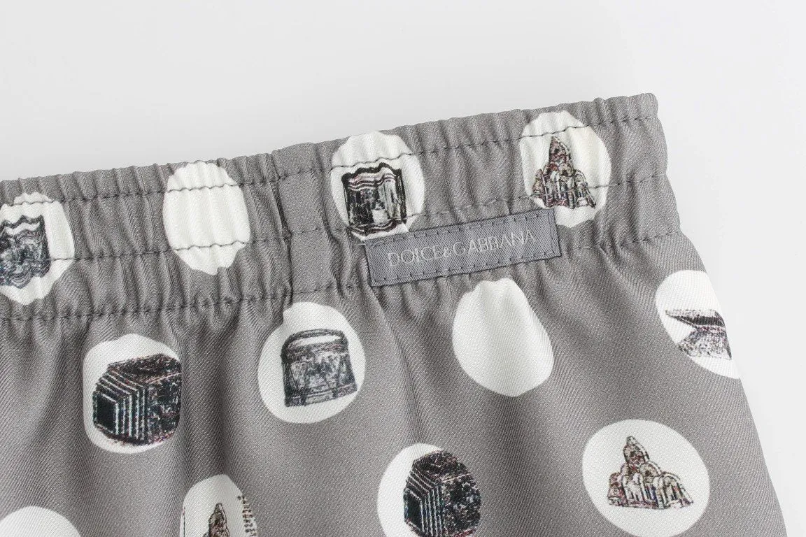 Silver SILK Pajama Lounge Pants