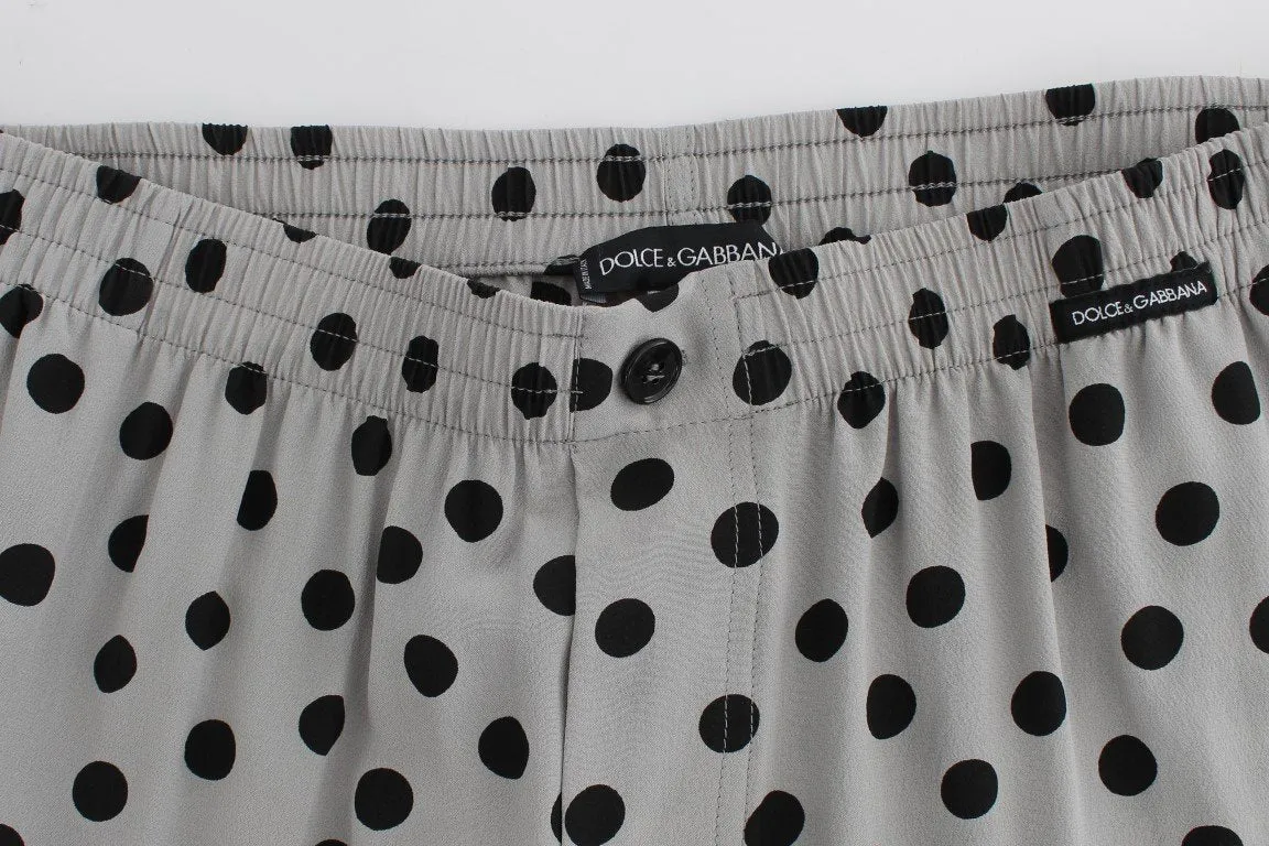 Silver SILK Pajama Lounge Pants