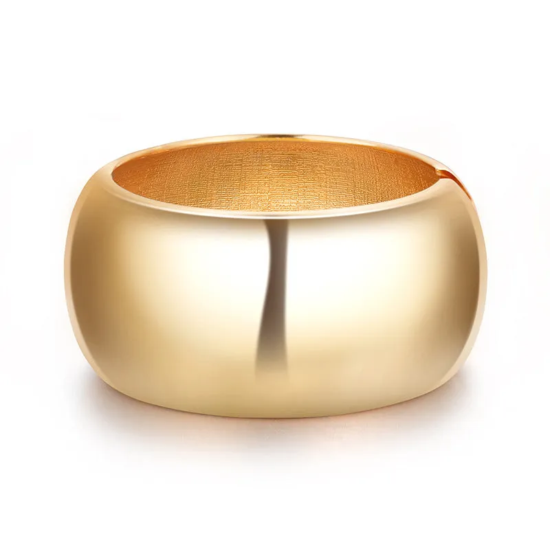 Sisslia Hot Sale Fashionable Jewelry Metal Cuff Bracelet Highly Finishing Solid Metal Design Bracelet For Women