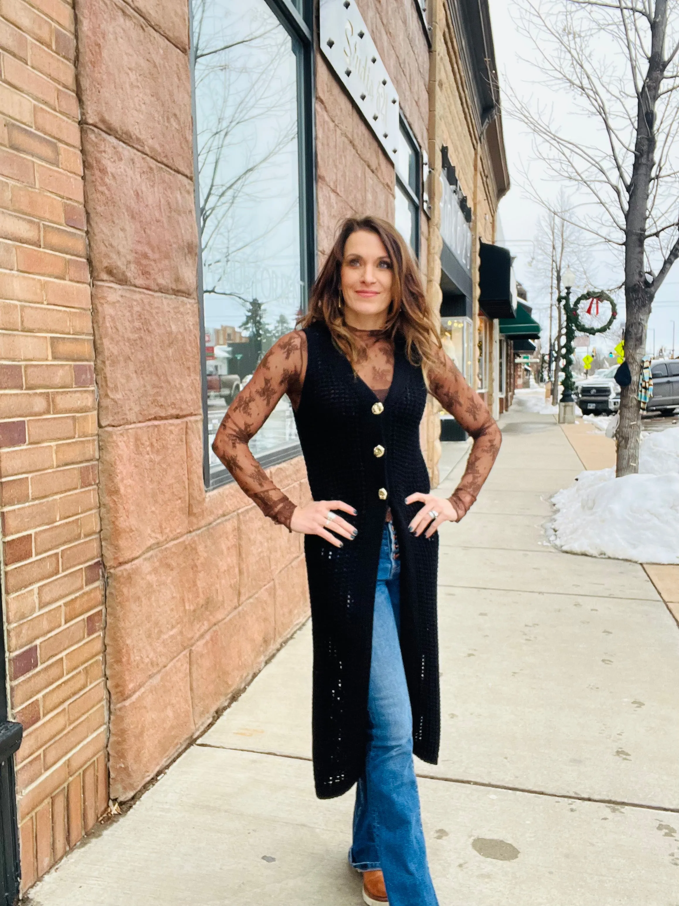 Sleeveless Cardigan