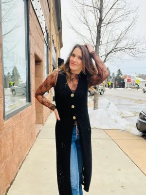 Sleeveless Cardigan
