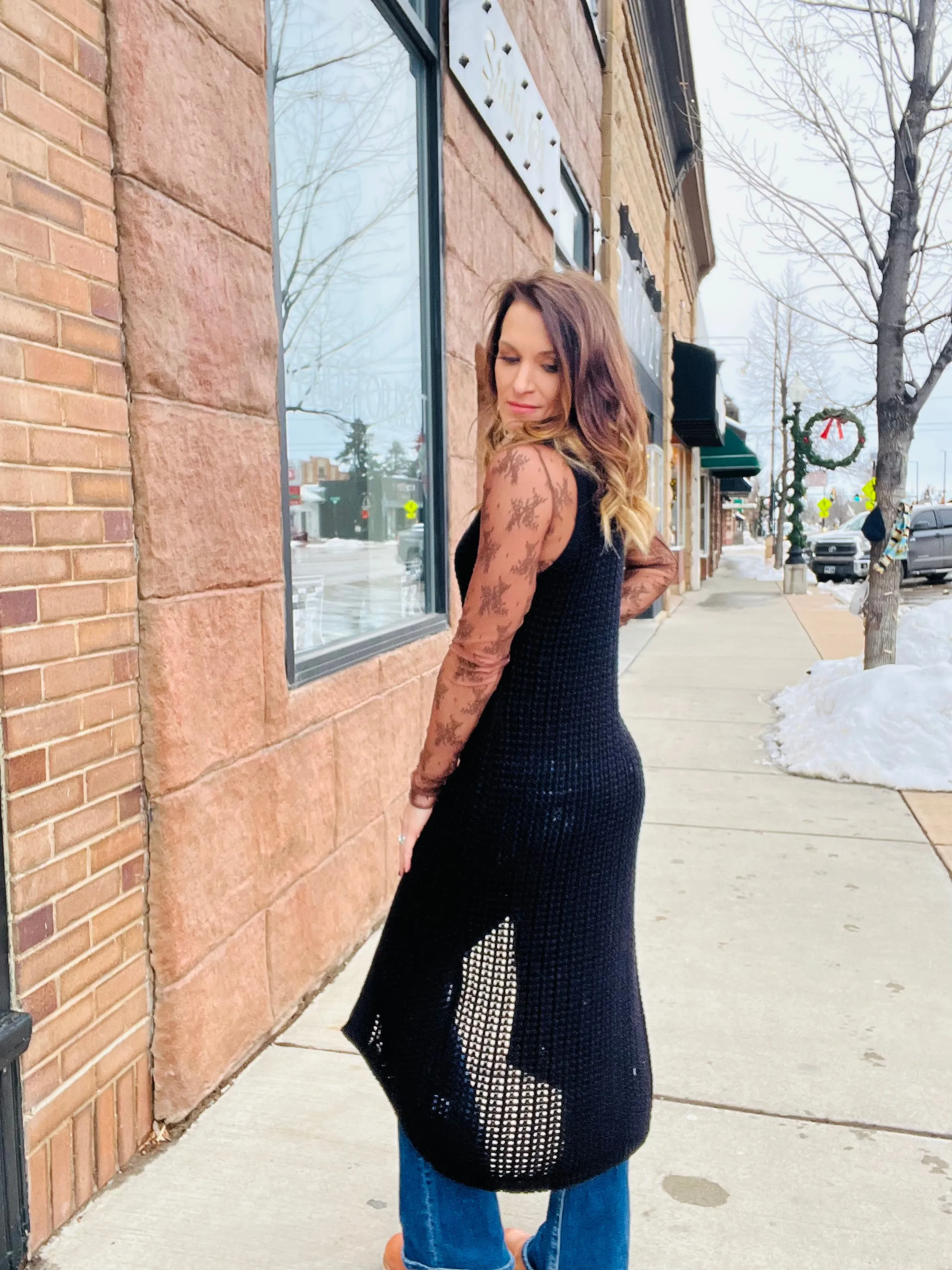 Sleeveless Cardigan