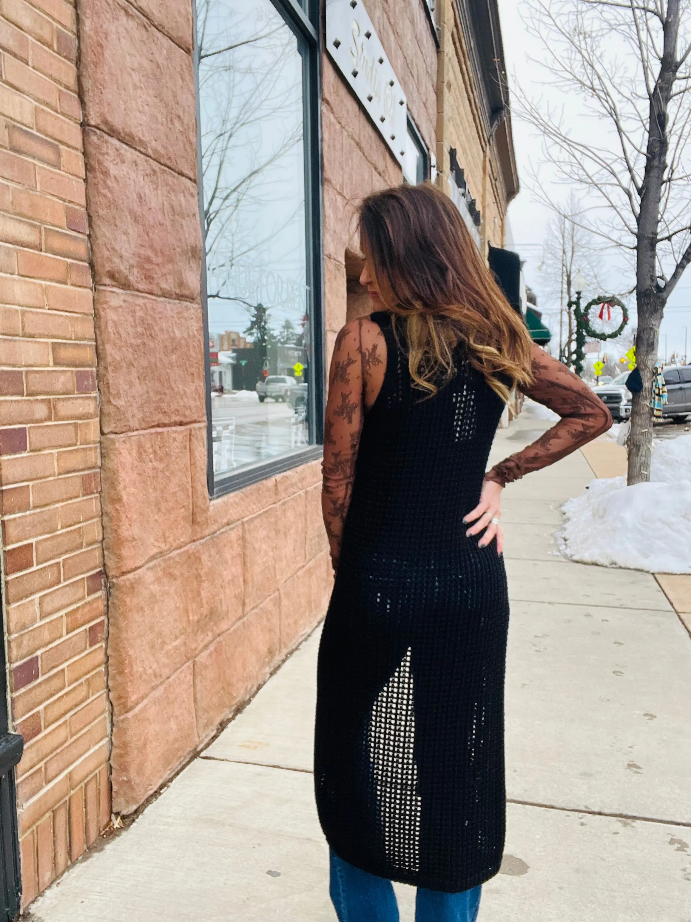 Sleeveless Cardigan