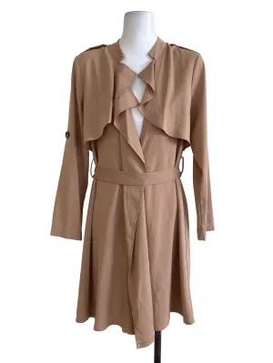 Soft Brown Long Cardigan