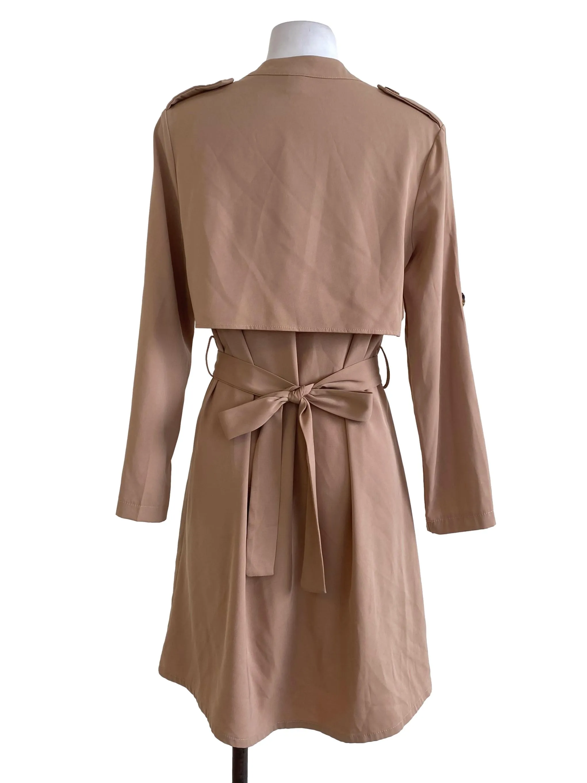 Soft Brown Long Cardigan