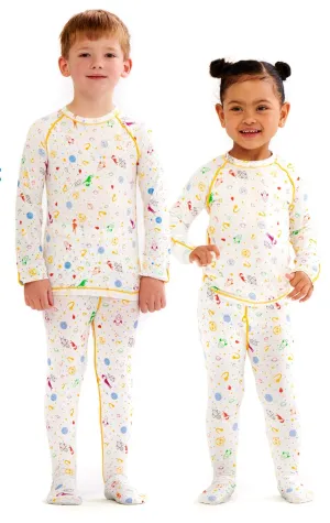 Soothems Eczema Pajamas for Kids - 2 Piece Set for Wet Wrap Therapy and Itch Relief