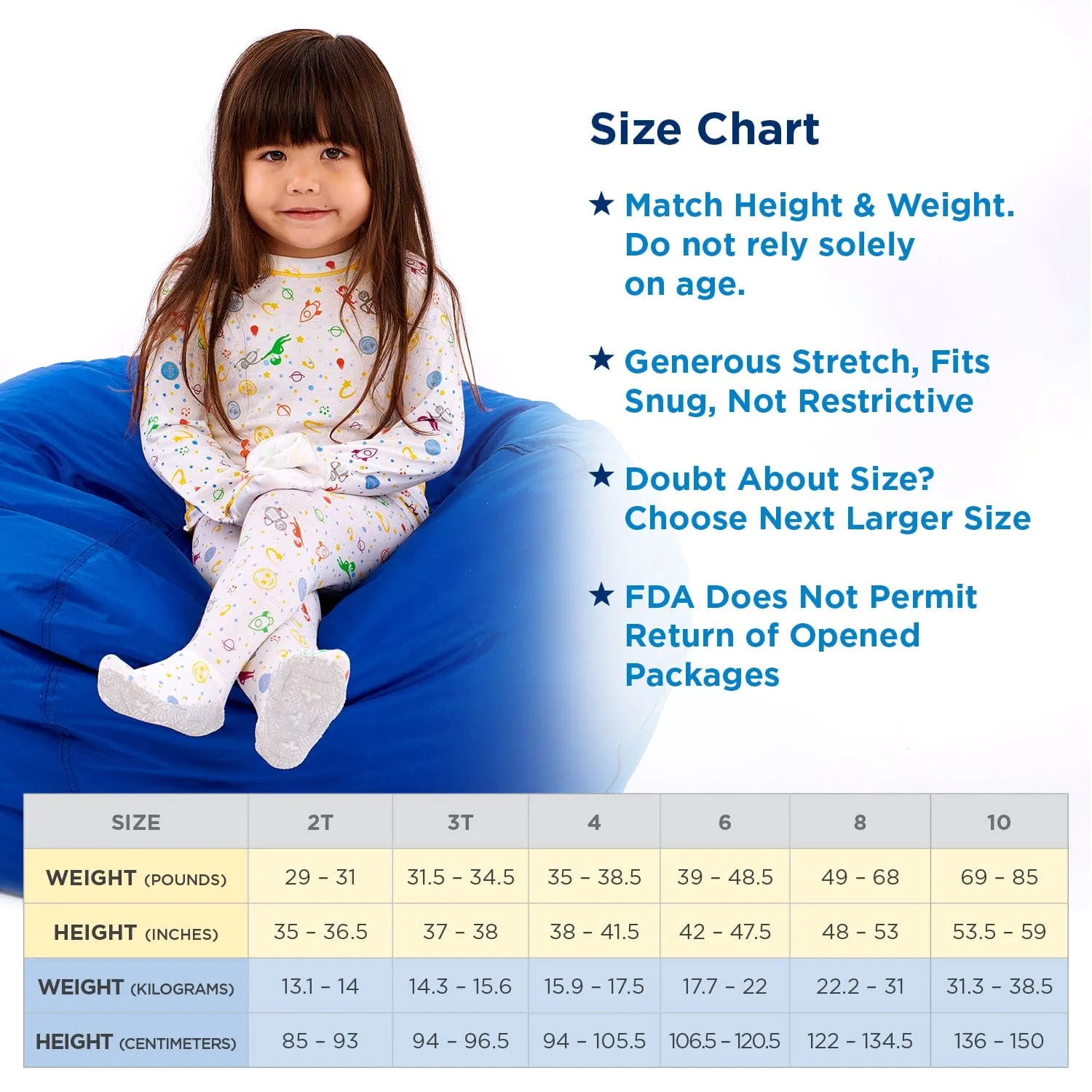 Soothems Eczema Pajamas for Kids - 2 Piece Set for Wet Wrap Therapy and Itch Relief