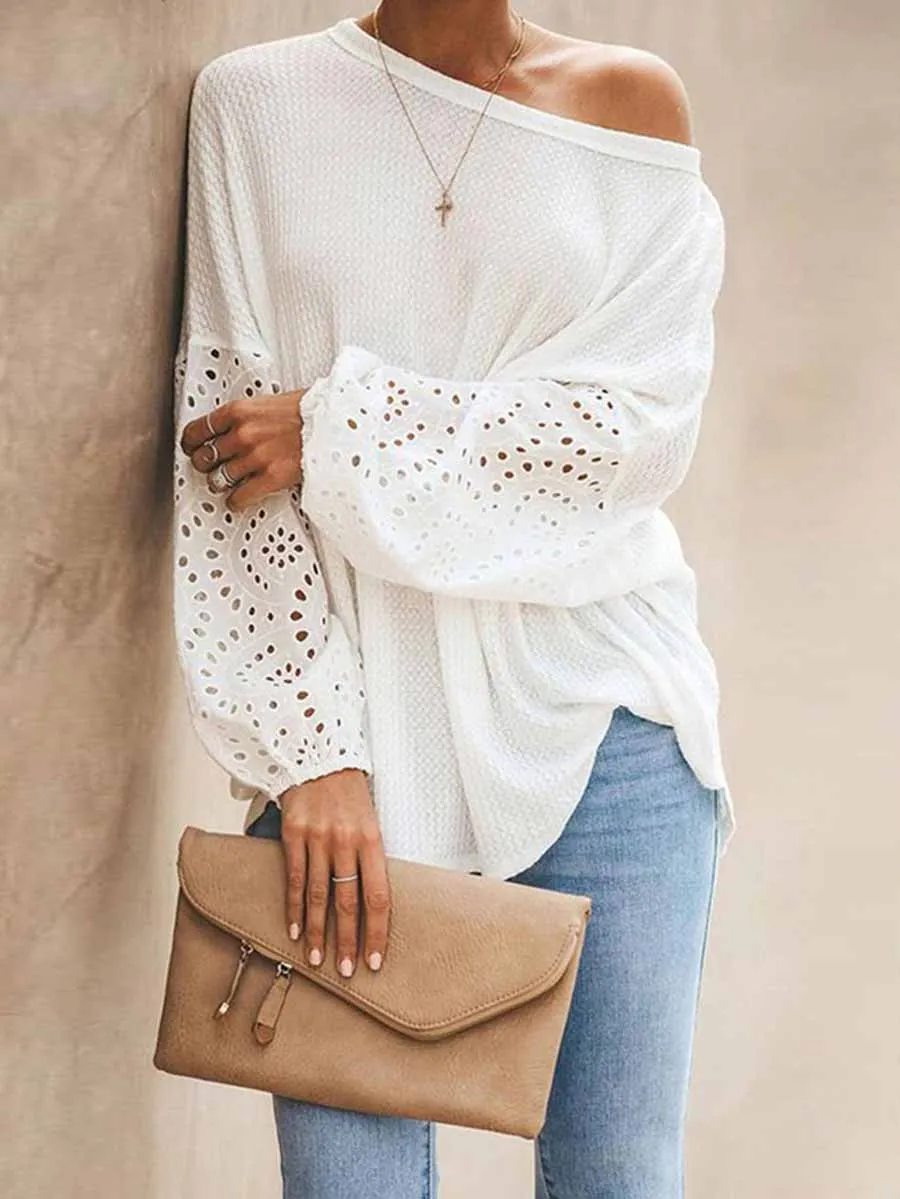 Stunncal Loose Long-sleeved T-shirt