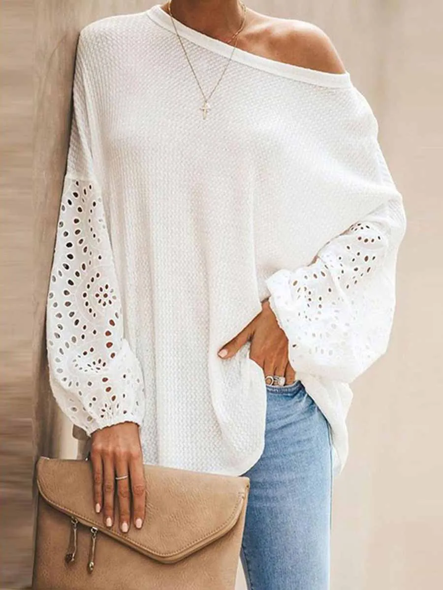 Stunncal Loose Long-sleeved T-shirt