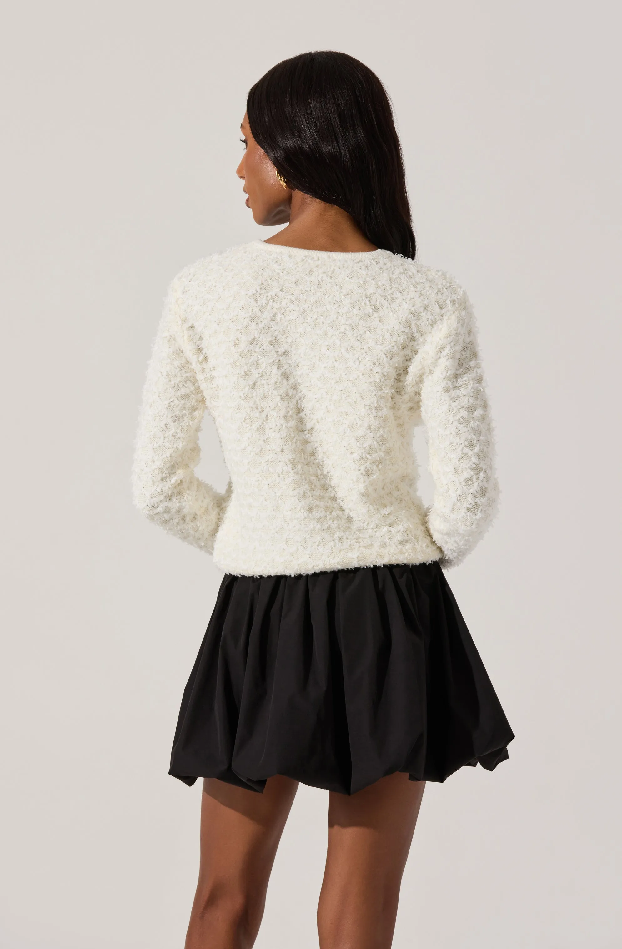 Textured Patch Pocket Cardigan