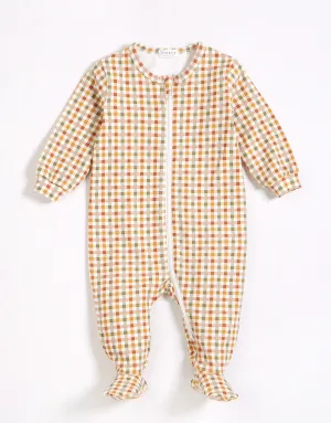 The Gingham One-Piece Sleeper - BABY