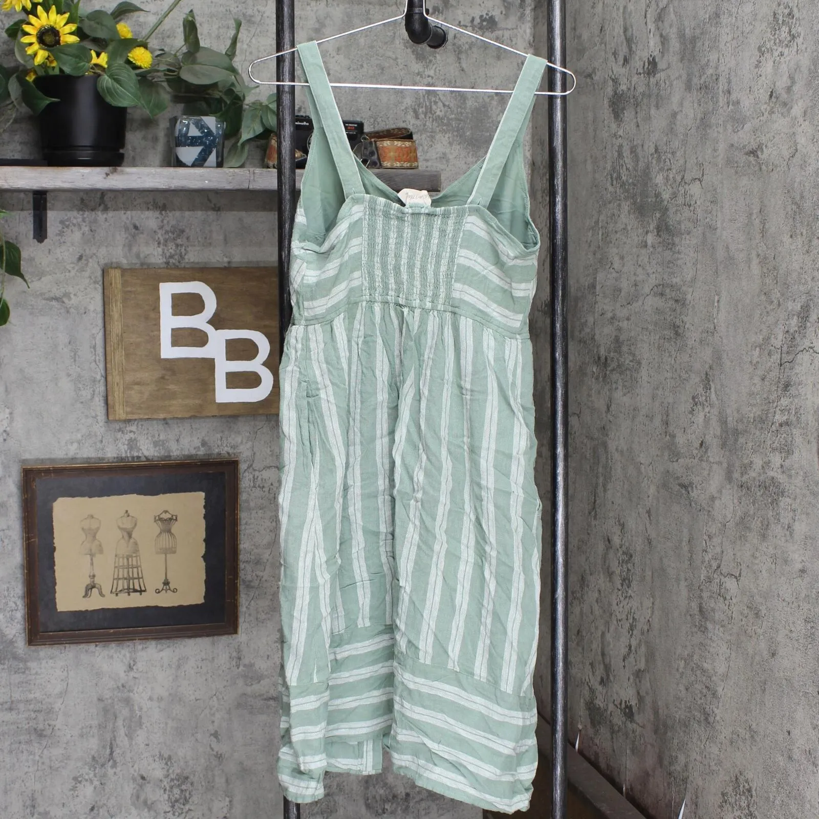 Universal Thread Women's Striped Sleeveless Button-Front Sun Dress 566694
