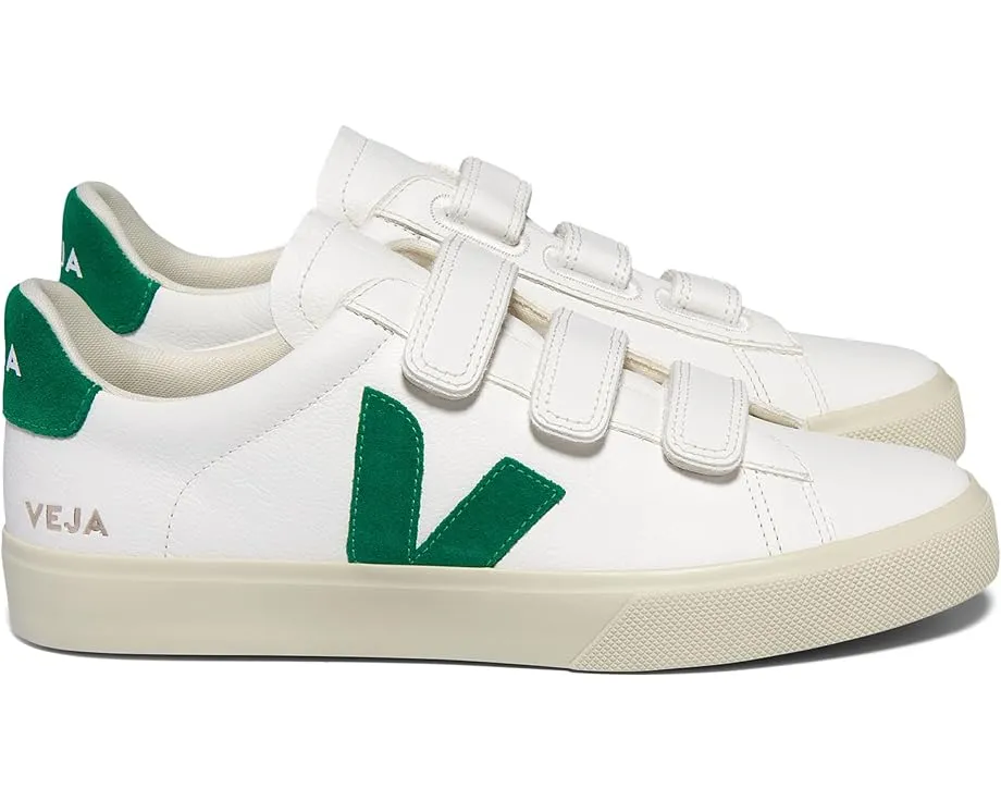 VEJA - Recife Chromefree Leather Sneaker - Extra White Emeraude