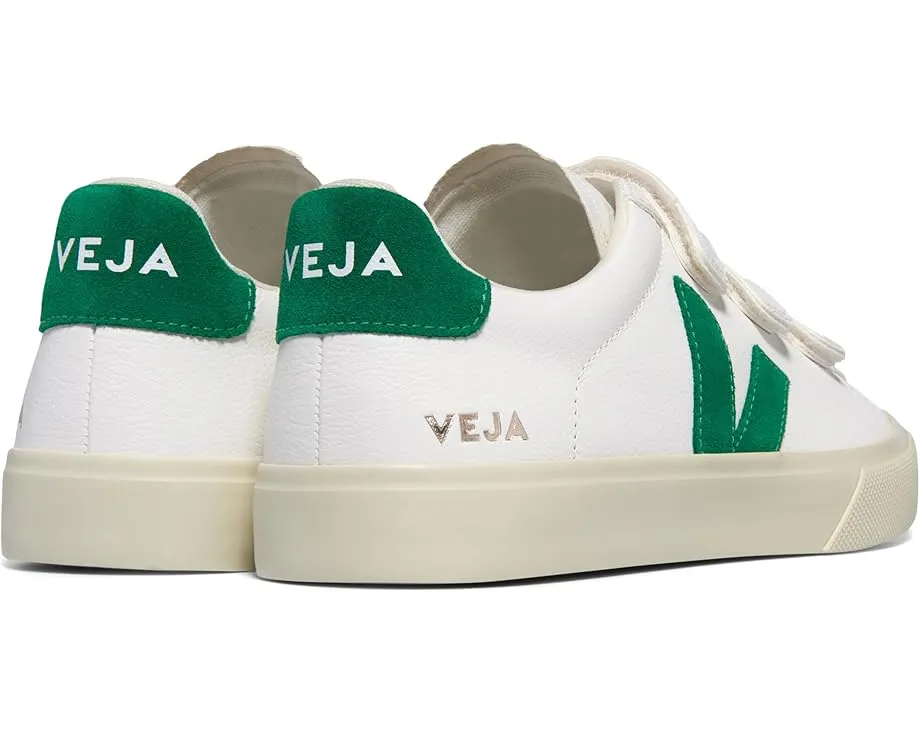 VEJA - Recife Chromefree Leather Sneaker - Extra White Emeraude
