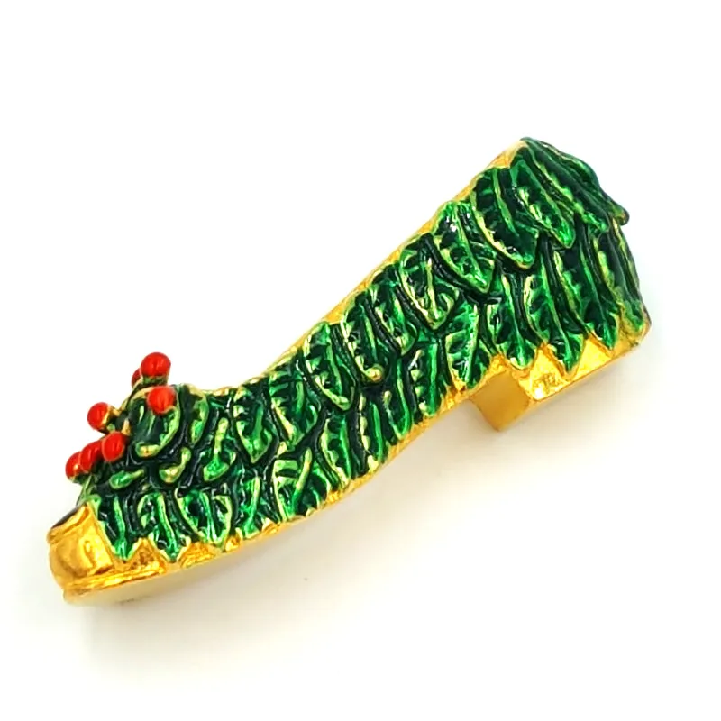 Vintage Metropolitan Museum of Art Christmas Holly Brooch